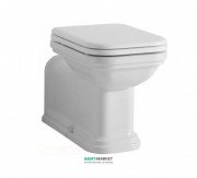 Унитаз напольный приставной Kerasan Waldorf прямоугольный белый 411601