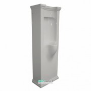 Писсуар напольный Kerasan Waldorf с сифоном и крепежом WB5N белый 413101