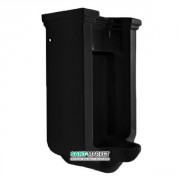 Писсуар подвесной Kerasan Waldorf с сифоном и крепежом черный глянцевый 413004