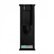 Пісуар підлоговий Kerasan Waldorf з сифоном і кріпленням WB5N чорний глянсовий 413104