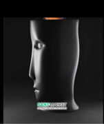 Раковина напольная Kerasan Artwork Moloco санфарфор чёрный матовый 4741K31