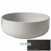 Раковина для ванної накладна Kerasan Ciotola C2 ø46 см санфарфор декор 3 (чавун на кам'яній лаві) 430262