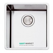 Кухонна мийка прямокутна Apell Ferrara Plus вбудована під стільницю з сифоном нержавіюча сталь Вrushed FEM34UBC