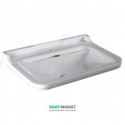 Раковина для ванної Kerasan Waldorf підвісна 120х55 см санфарфор біла бронза 4144K3