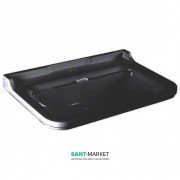 Раковина для ванної Kerasan Waldorf підвісна 120х55 см санфарфор чорний глянсовий хром 4144K4