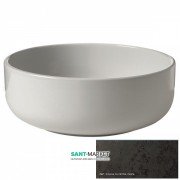 Раковина для ванной накладная Kerasan Ciotola C2 ø46 см санфарфор декор 3 (чугун на каменной лаве) 430262