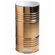 Раковина напольная Kerasan Artwork Barrel санфарфор белый/золото 4742K39