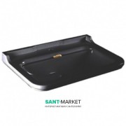 Раковина для ванной Kerasan Waldorf подвесная 120х55 см санфарфор черный глянцевый золото 4144K5