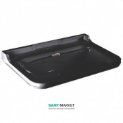 Раковина для ванної Kerasan Waldorf підвісна 120х55 см санфарфор чорний глянсовий бронза 4144K6