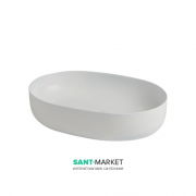 Раковина для ванної накладна Kerasan Nolita 60x40 санфарфор білий матовий 534330