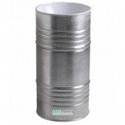 Раковина напольная Kerasan Artwork Barrel санфарфор белый/серебро 474386