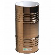 Раковина напольная Kerasan Artwork Barrel санфарфор белый/бронза 474387