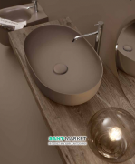 Полка подвесная под раковину Kerasan Nolita 140х51 см состаренная ель 733647