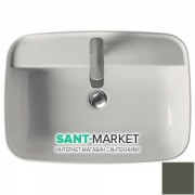 Раковина для ванної накладна Kerasan Tribeca 60X43 санфарфор зелений матовий 514014