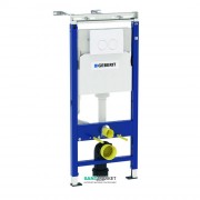 Система інсталяції для підвісного унітазу Geberit Duofix з клавішею Delta21 альпійський білий 458.122.11.1