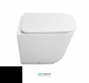 Унітаз підлоговий Kerasan Tribeca з кріпленням WB5N чорний матовий 511831