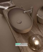 Полиця підвісна під раковину Kerasan Nolita 160х51 см состаренная ялина 733747