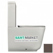 Унитаз-компакт напольный Kerasan Tribeca с керамическим бачком с крепежом WB5N бургундия матовый 511775