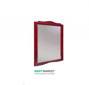 Зеркало настенное в раме Kerasan Retro 92х116 см бордо 734553