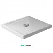 Душевой поддон акриловый Kerasan H9 с антискользящим покрытием 100х100 см белый 705003