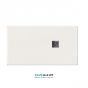 Душевой поддон мраморный Kerasan H3 140х90 см белый матовый 705930