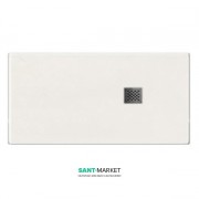 Душовий піддон мармуровий Kerasan H2.5 160х90 см білий матовий 706030