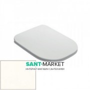 Сидіння з кришкою для унітазу Kerasan Tribeca Slim з мікроліфтом білий матовий 519130