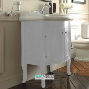 Тумба под раковину Kerasan Retro 69 см массив дерева белый матовый 735130