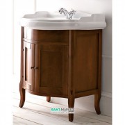 Тумба під раковину Kerasan Retro 69 см масив дерева горіх 735140