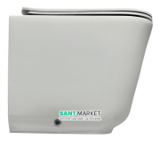 Унитаз приставной безободковый Kerasan Nolita Norim с крепежом WB5N белый матовый 531830