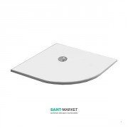 Душевой поддон акриловый Kerasan H3 угловой 100х100 см белый 704917