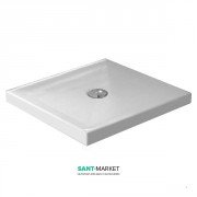 Душовий піддон акриловий Kerasan H9 з антиковзаючим покриттям 100х100 см білий 705003