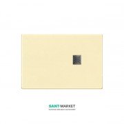 Душовий піддон мармуровий Kerasan H3 140х90 см сірий матовий 705965