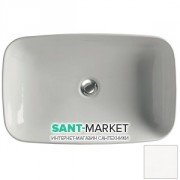 Раковина для ванної накладна Kerasan Tribeca 60х38 санфарфор біла матова 514330