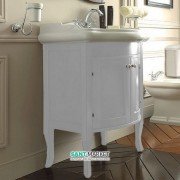 Тумба под раковину Kerasan Retro 69 см массив дерева белый матовый 735130