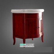 Тумба під раковину Kerasan Retro 69 см масив дерева бордо 735153