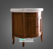 Тумба під раковину Kerasan Retro 73 см масив дерева горіх 734940