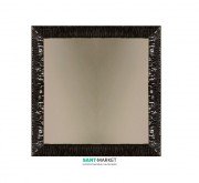 Зеркало настенное в раме Kerasan Retro 100х100 см чёрный глянцевый 736401