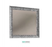 Зеркало настенное в раме Kerasan Retro 100х100 см серебро 736402