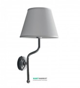 Светильник для ванной Kerasan Waldorf с абажуром белый/хром 7383K0