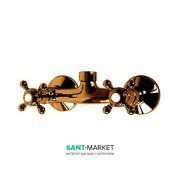 Смеситель для душа Kerasan Retro двухвентильный бронза 739793