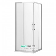 Двері душова розсувні Kerasan Nolita Flex 120 см профіль хром прозоре скло 745708