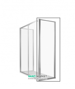 Стенка боковая для душевого уголка Kerasan Nolita FPSC50 80 см профиль хром прозрачное стекло 745602