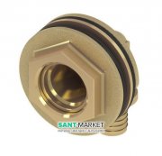 Угловое соединение резьбовое TECE TECEflex 16х1/2 для сливных бачков латунь 708601