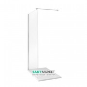 Стінка бічна для душового куточка Kerasan Nolita 8PAR53 110 см профіль хром прозоре скло 745805