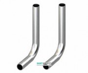 Комплект трубок медных SLHK для подключения радиаторов Tece TECEflex Г -образные никелированные 15 мм L155 мм 730025