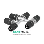 Тройник двойной Tece TECElogo одноплоскостной 16x16x16 мм 8740101