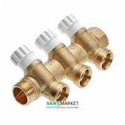 Коллектор на 3 контура с вентилями 3/4 евроконус TECE 8730007