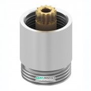 Подовжувач для кульових кранів 1/2 Tece TeceLogo латунь хром 8780200