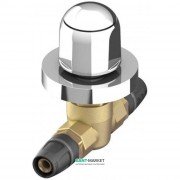 Кульовий кран з ручкою Tece TECElogo латунь хром 16х16 мм 8780016